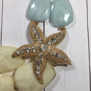 Yellow and mint green Artemis stone necklace